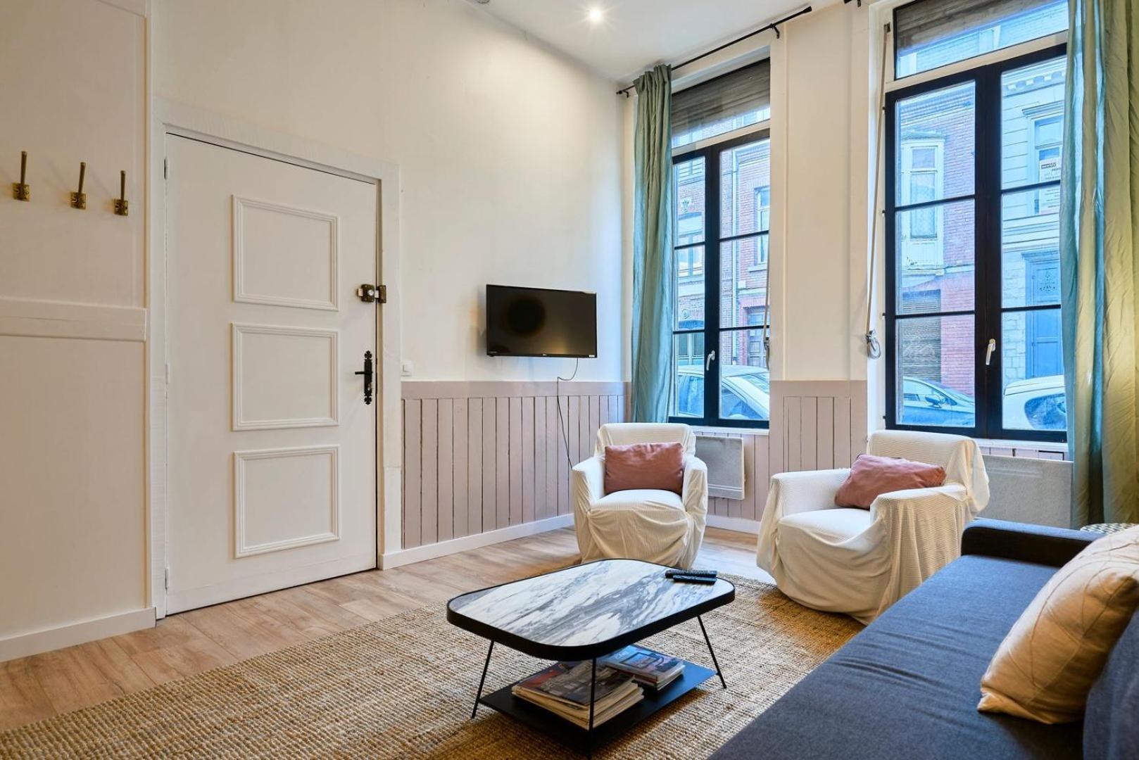 Old Lille: Charming Renovated Apartment Extérieur photo